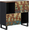 vidaXL - Dressoir - met - 2 - deuren - 80x33x75 - cm - massief - gerecycled - hout