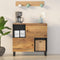vidaXL - Dressoir - met - 2 - deuren - 80x33x75 - cm - massief - mangohout