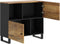 vidaXL - Dressoir - met - 2 - deuren - 80x33x75 - cm - massief - mangohout