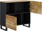 vidaXL - Dressoir - met - 2 - deuren - 80x33x75 - cm - massief - mangohout