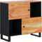 vidaXL - Dressoir - met - 2 - deuren - 80x33x75 - cm - massief - acaciahout