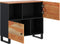vidaXL - Dressoir - met - 2 - deuren - 80x33x75 - cm - massief - acaciahout