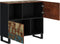 vidaXL - Dressoir - met - 2 - deuren - 80x33x75 - cm - massief - gerecycled - hout