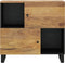 vidaXL - Dressoir - met - 2 - deuren - 80x33x75 - cm - massief - mangohout