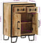vidaXL - Dressoir - met - 2 - lades - 53x31x72 - cm - massief - mangohout - en - ijzer