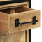 vidaXL - Dressoir - met - 2 - lades - 53x31x72 - cm - massief - mangohout - en - ijzer