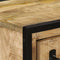vidaXL - Dressoir - met - 2 - lades - 53x31x72 - cm - massief - mangohout - en - ijzer