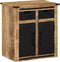 vidaXL - Dressoir - met - 2 - lades - 55x35x60 - cm - massief - mangohout