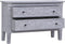 vidaXL - Dressoir - met - 2 - lades - 90x30x60 - cm - massief - mahoniehout