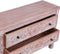 vidaXL - Dressoir - met - 2 - lades - 90x30x60 - cm - massief - mahoniehout