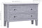 vidaXL - Dressoir - met - 2 - lades - 90x30x60 - cm - massief - mahoniehout