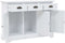 vidaXL - Dressoir - met - 3 - deuren - 105x35x77,5 - cm - MDF - en - grenenhout