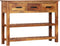 vidaXL - Dressoir - met - 3 - lades - 110x30x80 - cm - massief - acaciahout