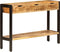 vidaXL - Dressoir - met - 3 - lades - 110x35x75 - cm - massief - mangohout