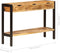 vidaXL - Dressoir - met - 3 - lades - 110x35x75 - cm - massief - mangohout