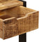 vidaXL - Dressoir - met - 3 - lades - 110x35x75 - cm - massief - mangohout