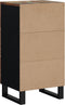 vidaXL - Dressoir - met - 3 - lades - 40x33,5x75 - cm - massief - gerecycled - hout