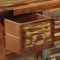 vidaXL - Dressoir - met - 3 - lades - 55x30x70 - cm - massief - gerecycled - hout