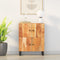 vidaXL - Dressoir - met - 4 - deuren - 60x33x75 - cm - massief - acaciahout