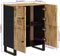 vidaXL - Dressoir - met - 4 - deuren - 60x33x75 - cm - massief - mangohout