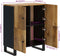 vidaXL - Dressoir - met - 4 - deuren - 60x33x75 - cm - massief - mangohout