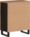 vidaXL - Dressoir - met - 4 - deuren - 60x33x75 - cm - massief - acaciahout