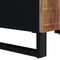 vidaXL - Dressoir - met - 4 - deuren - 60x33x75 - cm - massief - mangohout