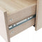 vidaXL - Dressoir - met - 4 - lades - 60x30,5x71 - cm - eikenkleur