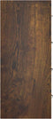 vidaXL - Dressoir - met - 4 - lades - 60x30,5x71 - cm - gerookt - eiken