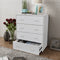 vidaXL - Dressoir - met - 4 - lades - 60x30,5x71 - cm - wit