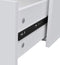 vidaXL - Dressoir - met - 4 - lades - 60x30,5x71 - cm - wit