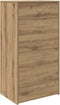 vidaXL - Dressoir - met - 6 - lades - 50x34x96 - cm - bewerkt - hout - artisanaal - eiken