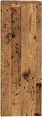 vidaXL - Dressoir - met - 6 - lades - 50x34x96 - cm - bewerkt - hout - oud - houtkleurig