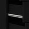 vidaXL - Dressoir - met - 6 - lades - 50x34x96 - cm - spaanplaat - zwart - eikenkleurig