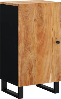 vidaXL - Dressoir - met - deur - 40x31x75 - cm - massief - acaciahout