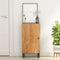 vidaXL - Dressoir - met - deur - 40x31x75 - cm - massief - acaciahout