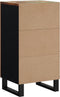 vidaXL - Dressoir - met - deur - 40x31x75 - cm - massief - gerecycled - hout