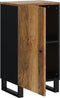 vidaXL - Dressoir - met - deur - 40x31x75 - cm - massief - mangohout