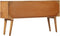 vidaXL - Dressoir - met - geprint - patroon - 130x30x70 - cm - massief - mangohout