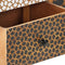 vidaXL - Dressoir - met - geprint - patroon - 130x30x70 - cm - massief - mangohout