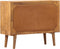 vidaXL - Dressoir - met - geprint - patroon - 90x30x70 - cm - massief - mangohout