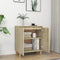 vidaXL - Dressoir - met - houten - poten - 60x35x70 - cm - bewerkt - hout - sonoma - eiken