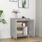 vidaXL - Dressoir - met - houten - poten - 60x35x70 - cm - spaanplaat - betongrijs