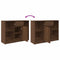vidaXL - Dressoir - met - lade - 101x35x76 - cm - spaanplaat - bruin - eikenkleurig