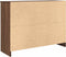 vidaXL - Dressoir - met - lade - 101x35x76 - cm - spaanplaat - bruin - eikenkleurig