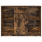 vidaXL - Dressoir - met - lade - 101x35x76 - cm - spaanplaat - gerookt - eikenkleurig