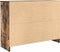 vidaXL - Dressoir - met - lade - 101x35x76 - cm - spaanplaat - gerookt - eikenkleurig