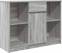 vidaXL - Dressoir - met - lade - 101x35x76 - cm - spaanplaat - grijs - Sonoma