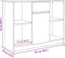 vidaXL - Dressoir - met - lade - 101x35x76 - cm - spaanplaat - grijs - Sonoma
