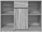 vidaXL - Dressoir - met - lade - 101x35x76 - cm - spaanplaat - grijs - Sonoma